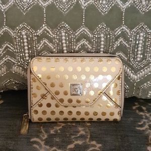 Anne Klein Polka Dot Keychain Wallet